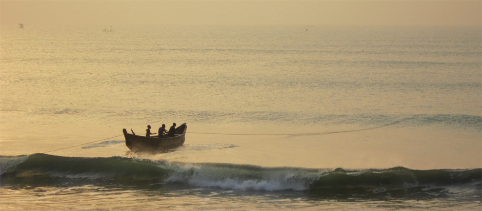 fishing boat launch